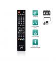 Ewent Control Remoto 4 en 1 Universal - Programable con Cable Micro USB y PC - Color Negro