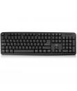 Ewent Teclado con Cable - Diseño Slim - Cable USB-A de 1.35m - Color Negro