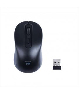 Ewent EW3218 Raton Inalambrico USB 1600dpi - 4 Botones - Uso Ambidiestro - Color Negro