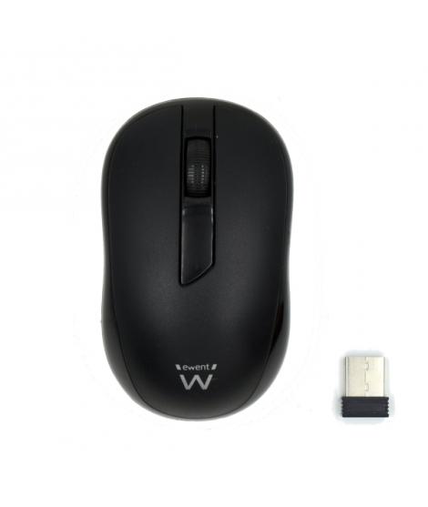 Ewent Raton Inalambrico 2.4hz - Receptor USB-A - 1000dpi - 1 Bateria AA (Incluida) - Color Negro