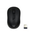 Ewent Raton Inalambrico 2.4hz - Receptor USB-A - 1000dpi - 1 Bateria AA (Incluida) - Color Negro