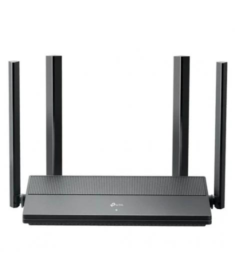 TP-Link EX141 Router Inalambrico AX1500 WiFi 6 Dual Band - 4 Puertos RJ-45 - MU-MIMO - WPA3 - 4 Antenas Exteriores - Color Negro