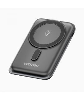 Vention PowerBank 1000mAh Magnetico Inalambrico - USB-C - Carga Rapida 20W - Color Negro
