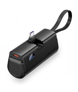 Vention PowerBank 4800mAh - USB-C - Carga Rapida 22.5W - Conector Plegable - Color Negro
