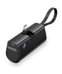 Vention PowerBank 4800mAh - USB-C - Carga Rapida 22.5W - Conector Plegable - Color Negro