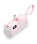 Vention PowerBank 4800mAh - USB-C - Carga Rapida 22.5W - Conector Plegable - Color Rosa