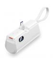 Vention PowerBank 4800mAh - USB-C - Carga Rapida 22.5W - Conector Plegable - Color Blanco