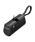 Vention PowerBank 4800mAh - Lightning - Carga Rapida 22.5W - Conector Plegable - Color Negro