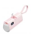 Vention PowerBank 4800mAh - Lightning - Carga Rapida 22.5W - Conector Plegable - Color Rosa