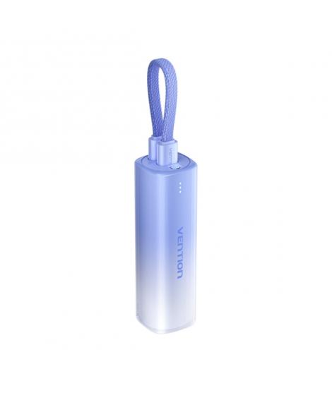 Vention PowerBank 5000mAh - USB-C, Lightning - Carga Rapida 20W - Color Azul