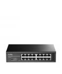 Cudy Switch Gigabit de 16 Puertos - Facil Administracion - Carcasa de Metal para Montaje en Rack - Plug and Play - Kit de Montaj