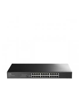 Cudy Switch Gigabit de 24 Puertos - Carcasa de Metal para Montaje en Rack - Ahorro de Energia - Plug and Play - Kit de Montaje e