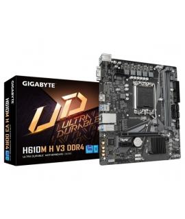Gigabyte H610M H V3 Placa Base Intel1700 2x DDR4 - M.2, SATA, PCIe3.0 - HDMI, DVI, VGA, RJ-45, USB 3.2 - MicroATX