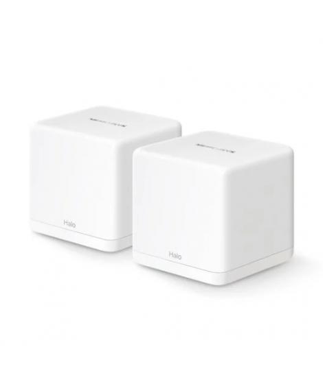 Mercusys H60X Sistema Wi-Fi 6 Mesh AX1500 Doble Banda - 2 Unidades Halo - Cobertura hasta 350 m² - Color Blanco