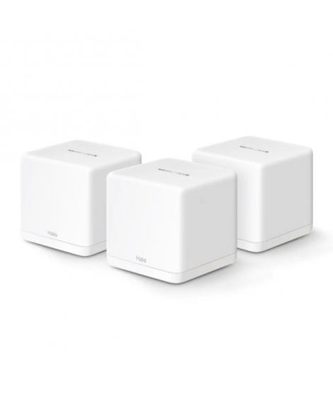 Mercusys H60X Sistema Wi-Fi 6 Mesh AX1500 Doble Banda - 3 Unidades Halo - Cobertura hasta 550 m² - Color Blanco