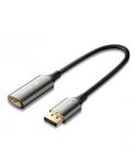 Vention Adaptador Displayport 1.4 8K Macho a HDMI 2.1 8K Hembra - 0.25m - Trenzado - Color Negro