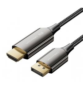 Vention Cable DisplayPort Macho 1.4 8K a HDMI 2.1 8K - 1.8m - Trenzado - Color Negro
