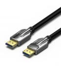Vention Cable DisplayPort Macho a DisplayPort Macho 2.1 16K - 3m - Trenzado - Color Negro