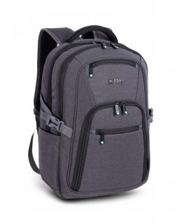 Urban Factory Heavee Green Mochila de Viaje para Portatil 15.6" - Ecologica - Color Gris