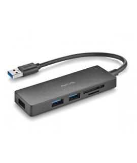 NGS IHUB Reader Hub USB 3.0 - 3 Puertos USB 3.0 - 1 Ranura SD - 1 Ranura MicroSD