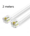 Vention Cable de Telefono RJ11 - 2m - Color Blanco