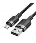Vention Cable USB-A a Lightning 2.4A - 1m - Trenzado - Color Negro
