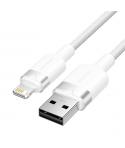 Vention Cable USB-A a Lightning 2.4A - 1m - Trenzado - Color Blanco