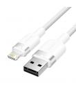 Vention Cable USB-A a Lightning 2.4A - 2m - Trenzado - Color Blanco