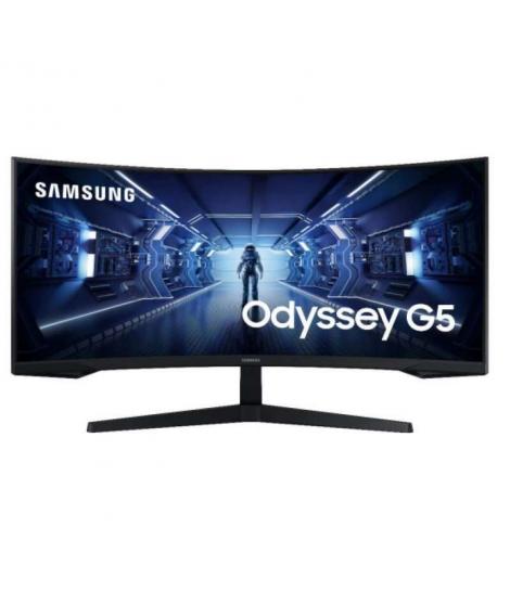 Samsung Odyssey G5 Monitor Curvo LED 34" UltraWide QHD 165Hz - AMD FreeSync - Respuesta 1ms - 21:9 - HDMI, DP - VESA 75x75 - Col