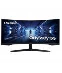 Samsung Odyssey G5 Monitor Curvo LED 34" UltraWide QHD 165Hz - AMD FreeSync - Respuesta 1ms - 21:9 - HDMI, DP - VESA 75x75 - Col