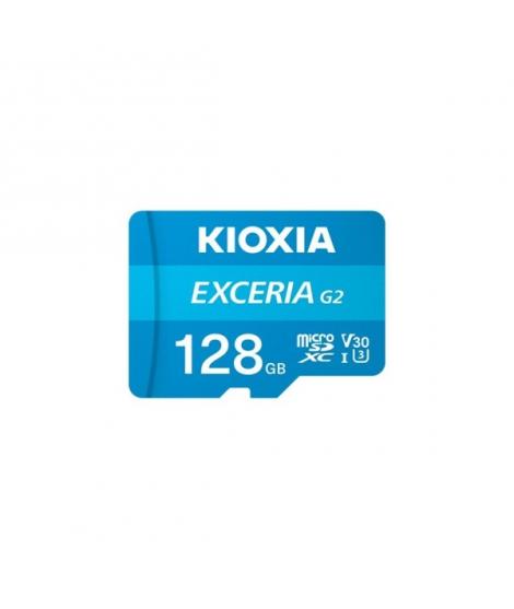 Kioxia Exceria G2 Tarjeta Micro SDXC 128GB UHS-III A1 V30 Clase 10 con Adaptador