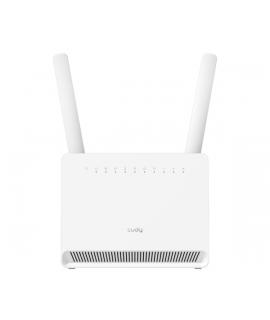 Cudy Router WiFi 4G LTE Cat 12 Gigabit AX3000 - Velocidad hasta 1000Mbps - 4 Puertos - 1 Ranura Nano SIM - Cat 12 - Color Blanco