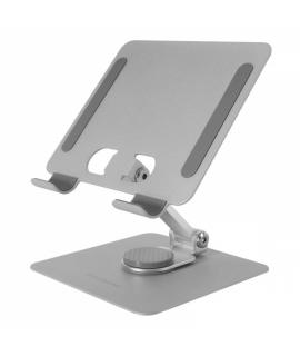 Mars Gaming MA-RST Soporte Tablet Convertible - Acero Resistente - Rotacion 360º - Ajuste Altura 180º - Ultrafino y Plegable - B