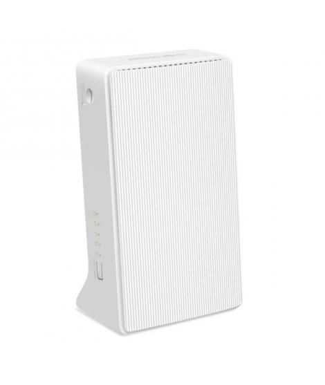 Mercusys Router Inalambrico 4G LTE- 300 Mbps en 2.4GHz y 867 Mbps en 5GHz - 2 Puertos 10/100Mbps - Color Blanco