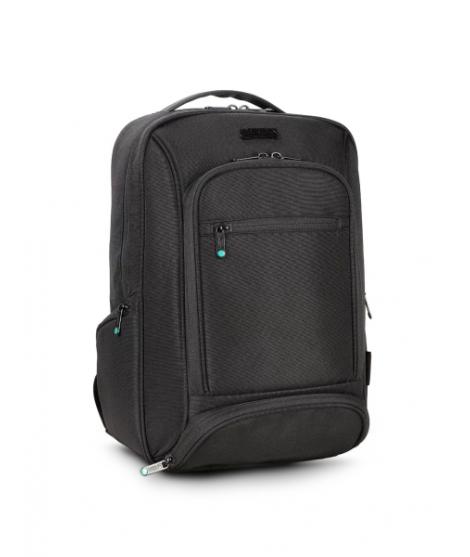 Urban Factory Mixee Mochila Compacta para Portatil hasta 16" - Ecologica - Color Negro
