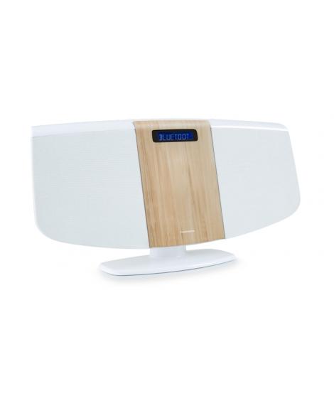 Thomson MIC401BT Micro Cadena Bluetooth -Reproductor de CD, Radio FM - Potencia Musical 60W - Mando a Distancia - Color Blanco/M
