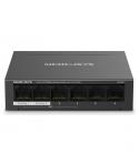 Mercusys Switch 6 Puertos RJ45 10/100Mbps - 4 Puertos PoE - Largo Alcance hasta 250m en Modo Extendido - Carcasa de Metal