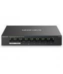 Mercusys Switch 8 Puertos Gigabit RJ45 10/100/1000Mbps - 7 Puertos PoE - Diseño Compacto - Plug & Play - Carcasa de Metal