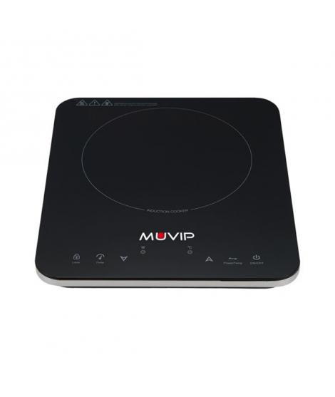 Muvip Cocina de Induccion 2000W - 10 Niveles de Potencia - Temporizador - Control contra el Sobrecalentamiento - Bloqueo Infanti