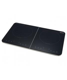 Muvip Cocina de Induccion Doble 3500W - 10 Niveles de Potencia - Temporizador - Control contra el Sobrecalentamiento - Bloqueo I