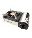 Muvip Serie Small Cocina de Gas Portatil 1 Fuego - Encendido Automatico - Quemador de Aluminio y Cobre - Valvula Doble Sellado -