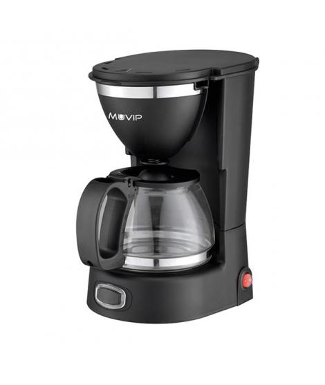 Muvip Cafetera de Goteo - Eléctrica - 650W - Funcion antigoteo - Filtro Permanente Abatible - Indicador Nivel de Agua - Contened