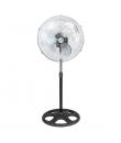Muvip Ventilador Industrial de Pie - 75W - 45cm - 3 Velocidades - Color Plata/Negro