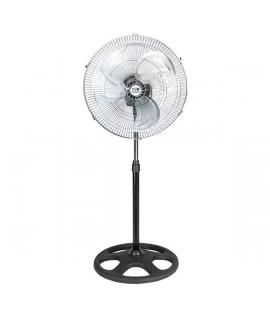 Muvip Ventilador Industrial de Pie - 75W - 45cm - 3 Velocidades - Color Plata/Negro