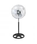 Muvip Ventilador Industrial de Pie - 75W - 45cm - 3 Velocidades - Color Plata/Negro