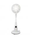Muvip Ventilador de Pie 80W 8 Aspas - 7 Velocidades - Nebulizador - Funcion de Oscilacion - Luz LED - Color Blanco