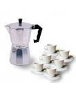 Muvip MV0601 Cafetera de Aluminio - Capacidad 6 Tazas - Mango Ergonomico - Antiadherente - Apta para Placas Electricas, Vitrocer