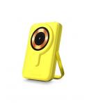 Urban Factory Magnee Power Powerbank Universal 10000mAh - Entrada USB-C - Salida USB-C, USB-A e Inalambrica - Color Amarillo Neo