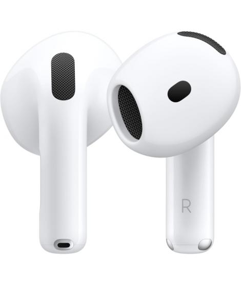 Apple AirPods 4ª Gen Auriculares Inalambricos - Cancelacion Activa de Ruido - Estuche de Carga - USB-C - Color Blanco