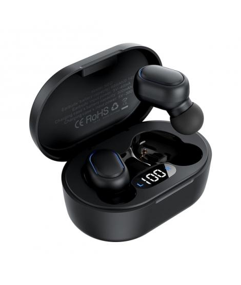 Vention Tiny T11 Auriculares Bluetooth 5.3 con Estuche de Carga - 7h Autonomia - Color Negro